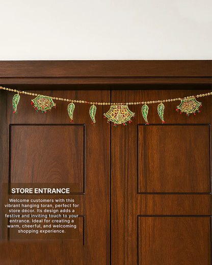 Door Toran Bandhanwar for Entrance, Decorative Door Hanging for Diwali and Navratri