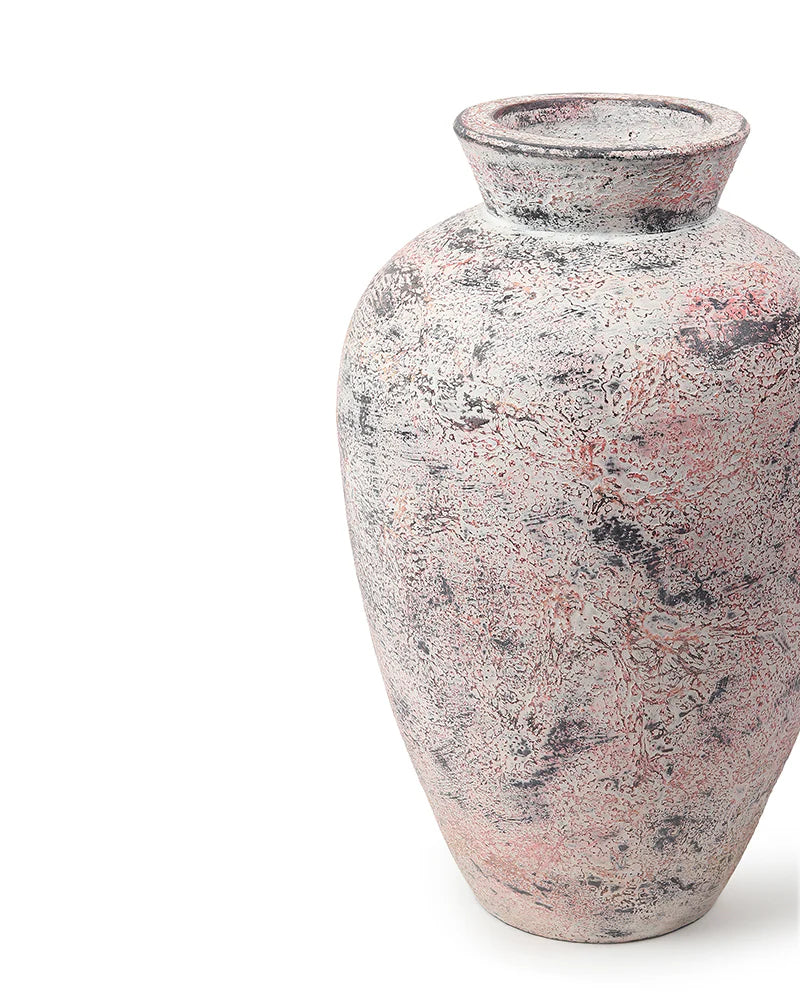 Antique Finish Terracotta Vase for Old World Charm