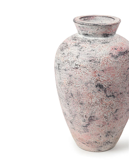 Antique Finish Terracotta Vase for Old World Charm