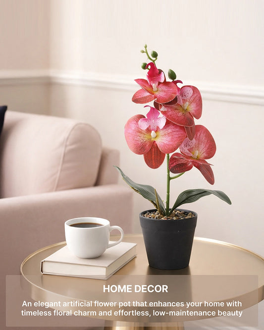Decorative Artificial Flower Pot for Living Room Table Decoration