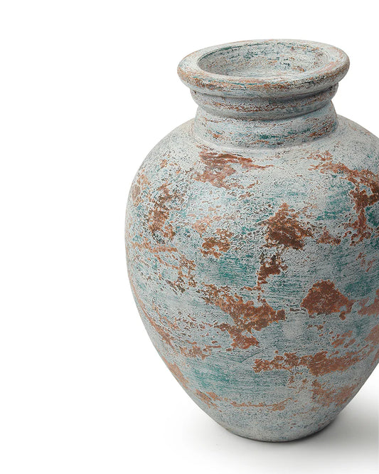 Textured Clay Terracotta Vase for Indoor Garden Vibes