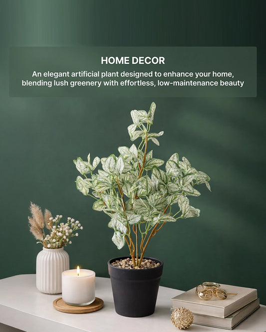 Artificial Green Plant Pot for Living Room and Office Decoration