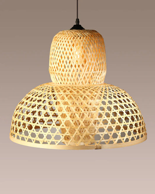 Minimalist Bamboo Hanging Lamp for Balcony and Patio