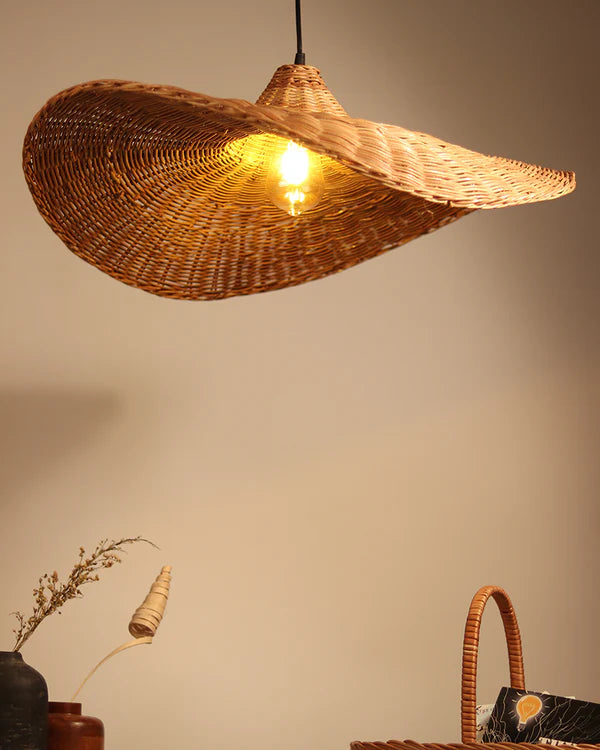 Handmade Rattan Hanging Light for Hall and Corridor
