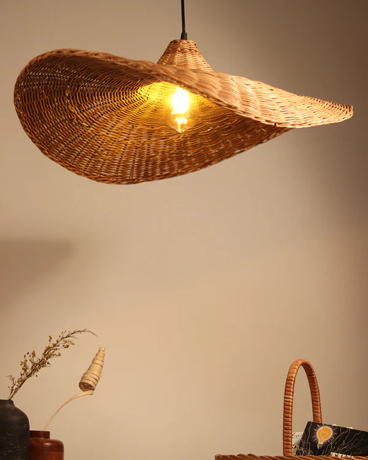 Handmade Rattan Hanging Light for Hall and Corridor