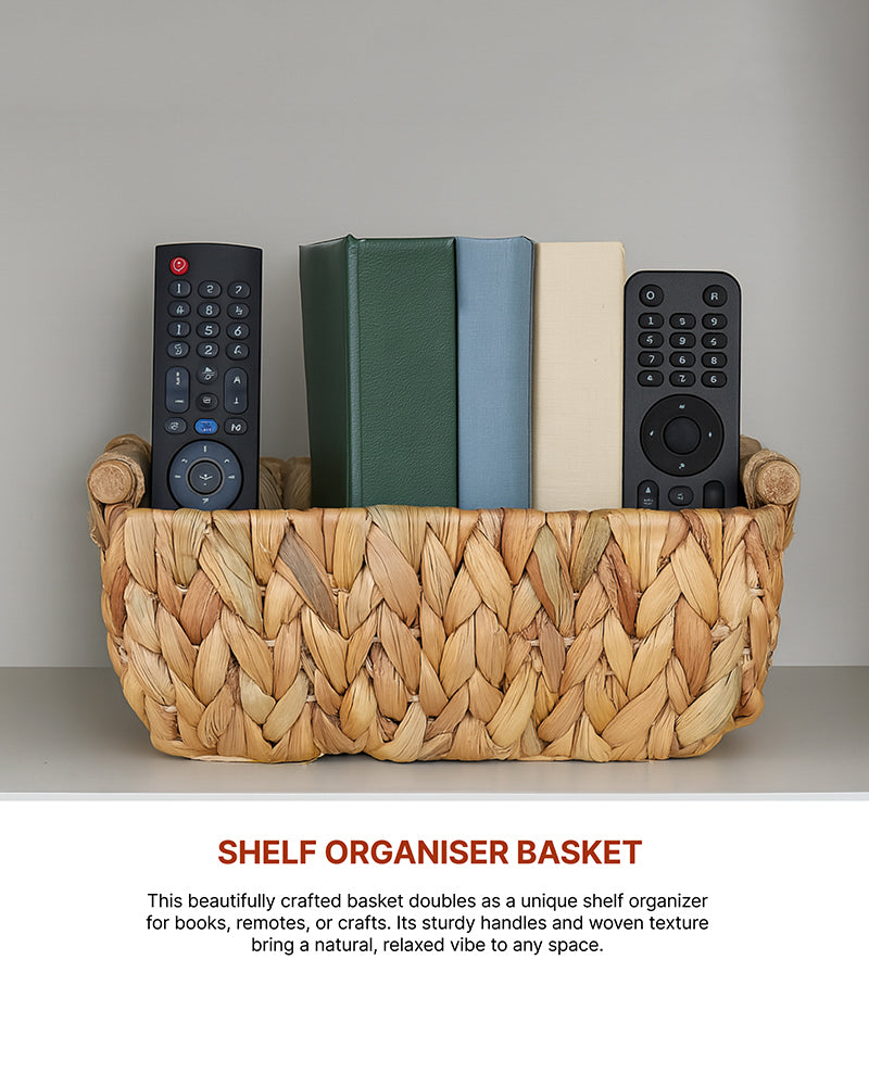 Basket For Storage | Storage Organiser for clothes | Wardrobe Organizer | Shelf Organiser Basket