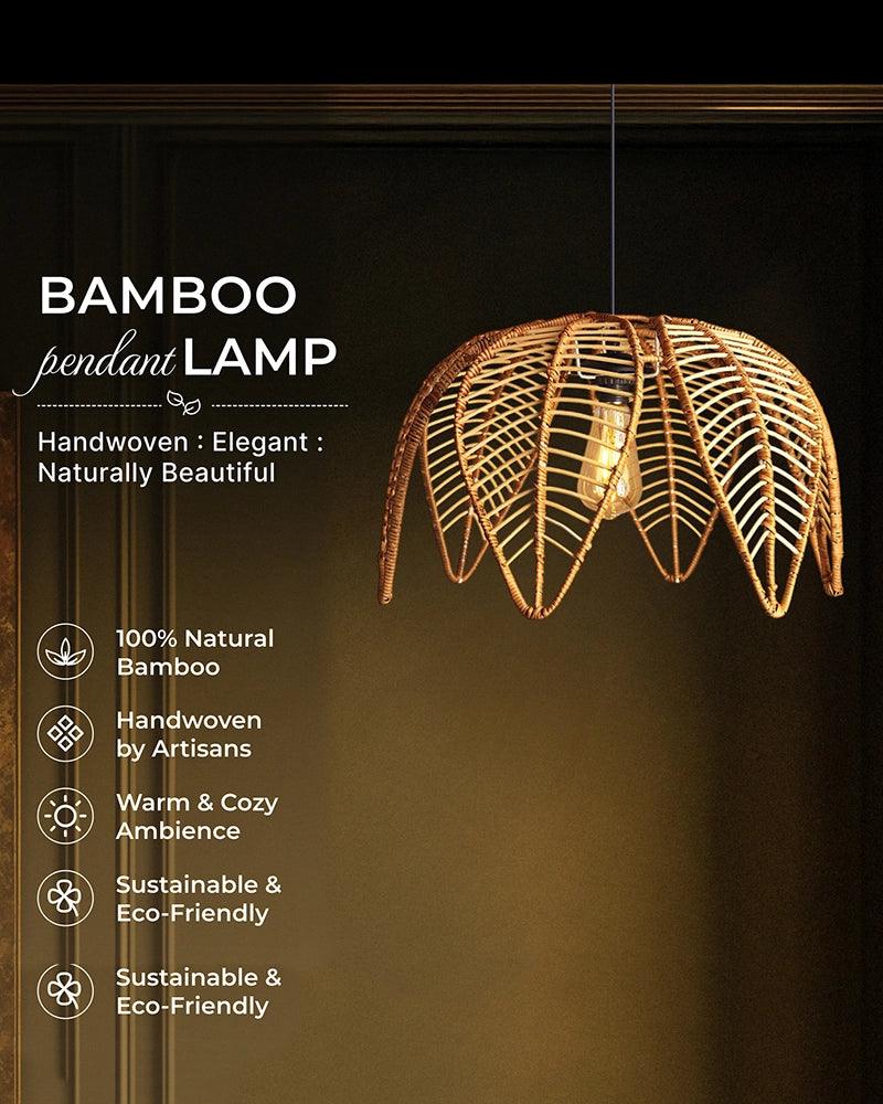 Artistic Rattan Ceiling Light for Cafe and Restaurant