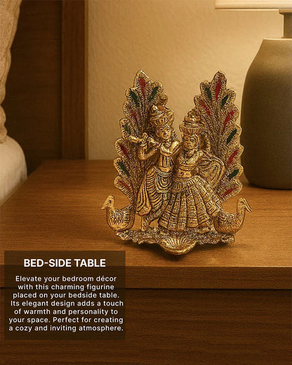 Radha Krishna Statue for Home and Pooja Room, Decorative God Idol Figurine