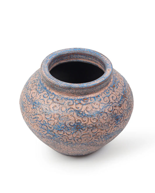 Natural Terracotta Floor Vase for Entryway Styling