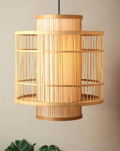 Minimalist Bamboo Hanging Light for Home Decor and Hall