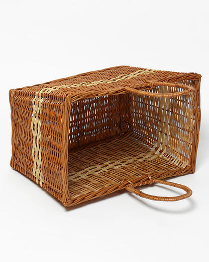 Handmade Seagrass Carry Basket & Shopping Tote