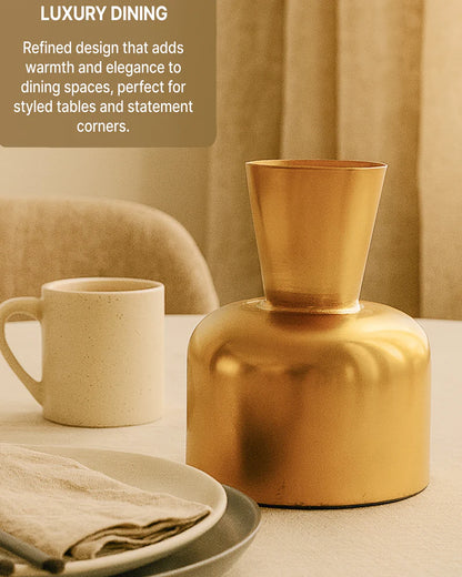 Premium Metal Vase for Flower Arrangements and Stylish Home Decoration