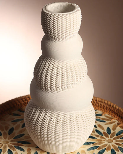 Short Ceramic Vase for Compact Table Spaces
