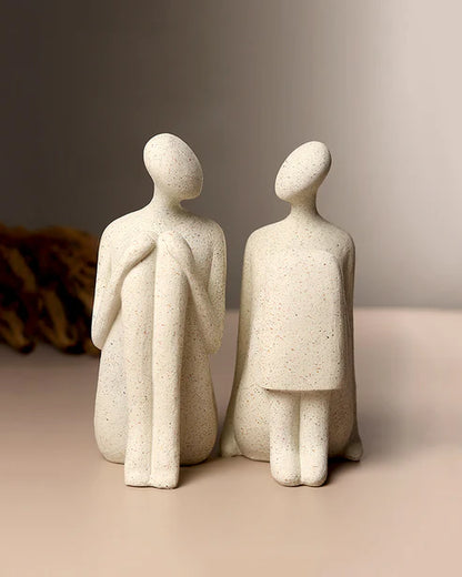 Human Bookend Figurine in Polypropylene for Living Room, Study, and Office