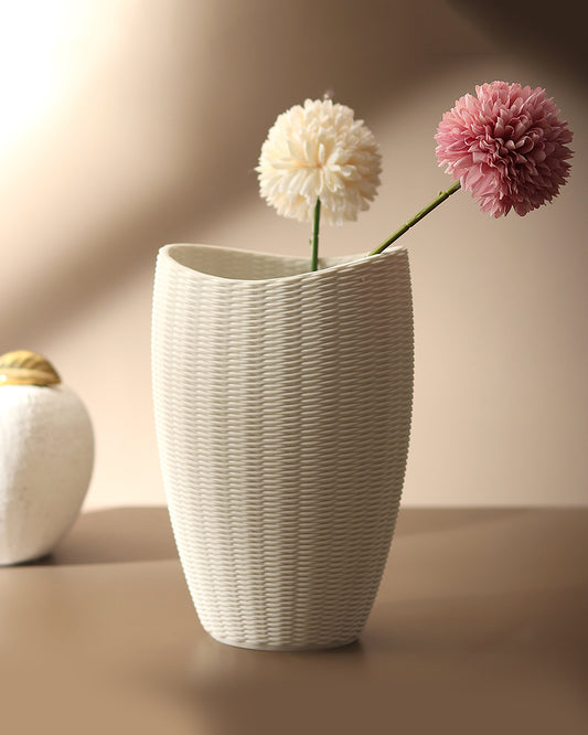 Flower Vase | Room Decor Aesthetic | Ceramic Vase | Flower Pot For Living Room