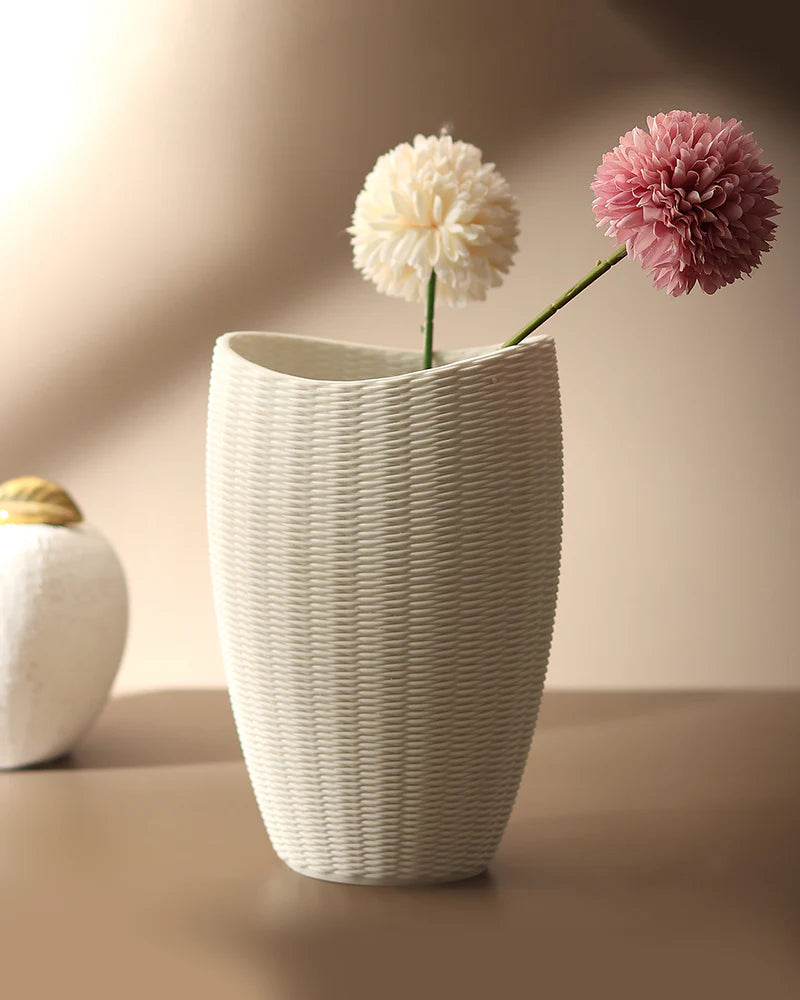 Decorative Ceramic Flower Vase for Home Corners
