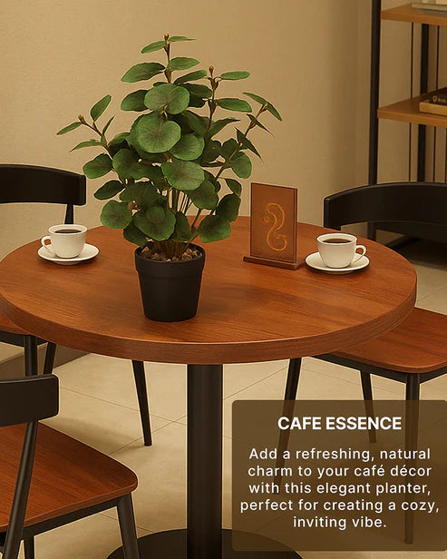 Natural-Looking Artificial Plant with Pot for Home Interior and Aesthetic Room Decor