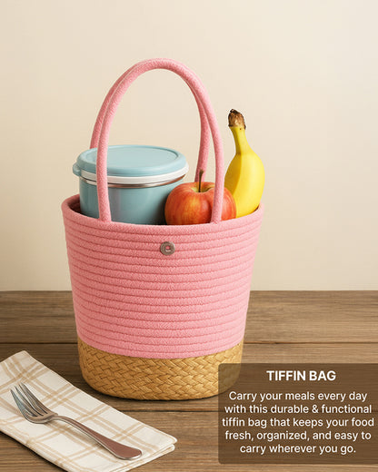 Jute Shopping Bag for Women and Everyday Grocery Use