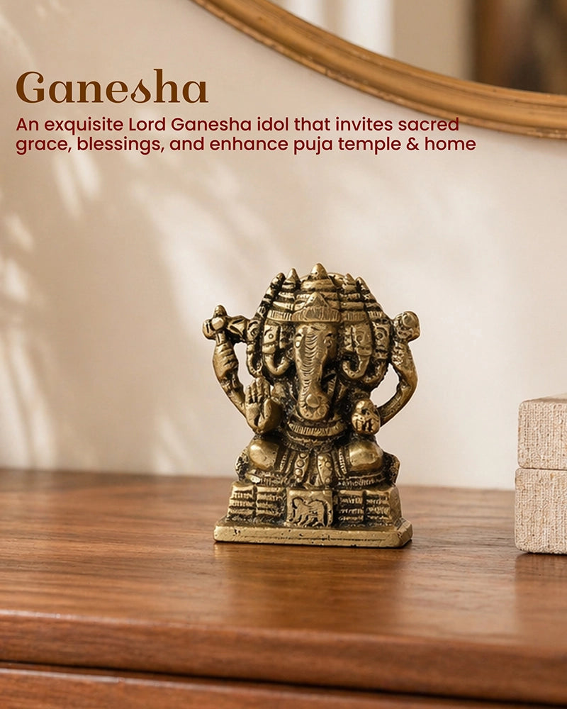 Lord Ganesha Idol for Ganesh Chaturthi, New Business Opening & Festive Home Decoration