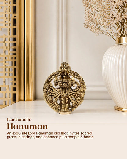 Panchmukhi Hanuman Ji Idol for Divine Protection, Pooja Items & Gifting