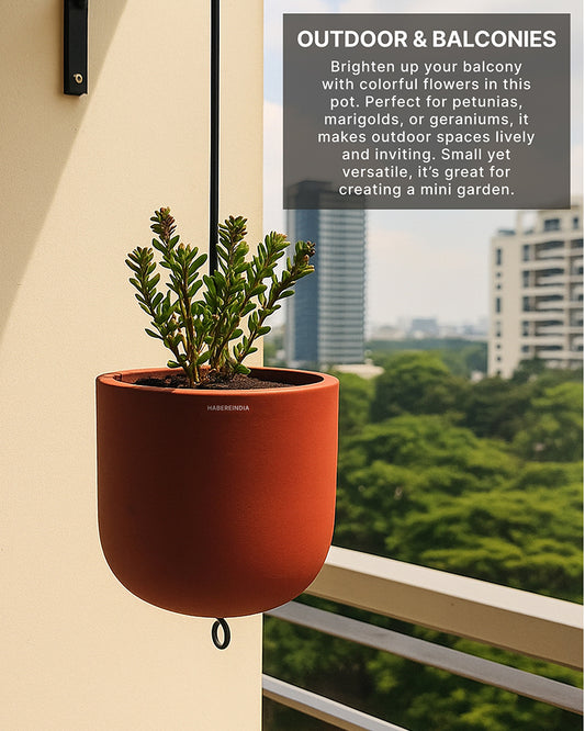 Terracotta Flower Pot for Living Room | Flower Pots for Garden, Dining Table & Home Decor