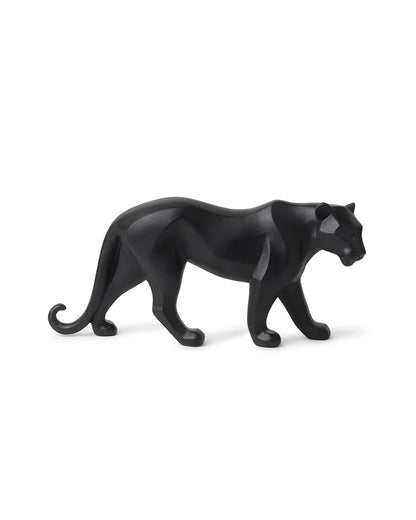 Polypropylene Black Panther Figurine for Home Decor, Hall Display, and Gifts
