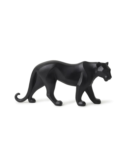 Polypropylene Black Panther Figurine for Home Decor, Hall Display, and Gifts