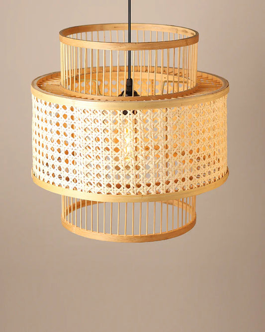 Decorative Bamboo Hanging Lamp for Bedroom and Study Room