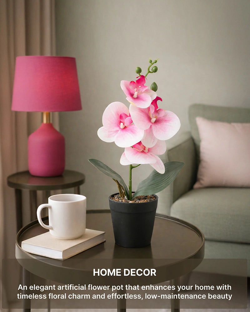 Artificial Flowers with Pot Indoor Decorative Flower Plant