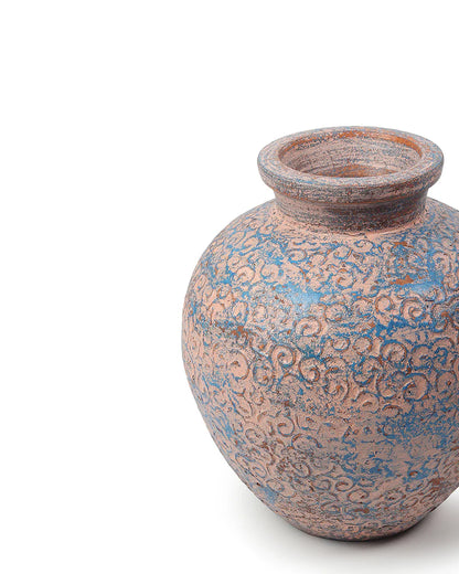 Handcrafted Terracotta Flower Vase for Boho Interiors