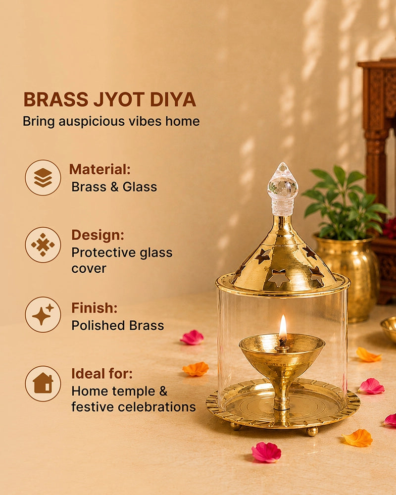 Long-Lasting Premium Akhand Diya for Pooja and Spiritual Decoration
