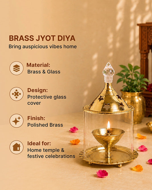 Long-Lasting Premium Akhand Diya for Pooja and Spiritual Decoration