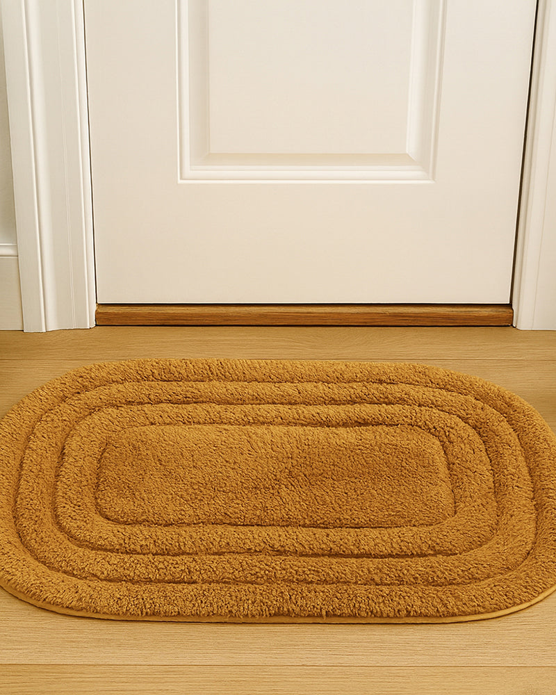 Premium Cotton Door Mat with Anti Skid Backing for Bathroom and Doorway Use