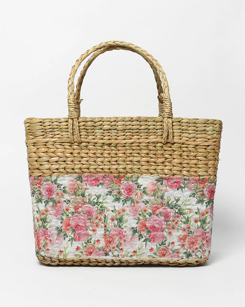 Panier en jonc de mer