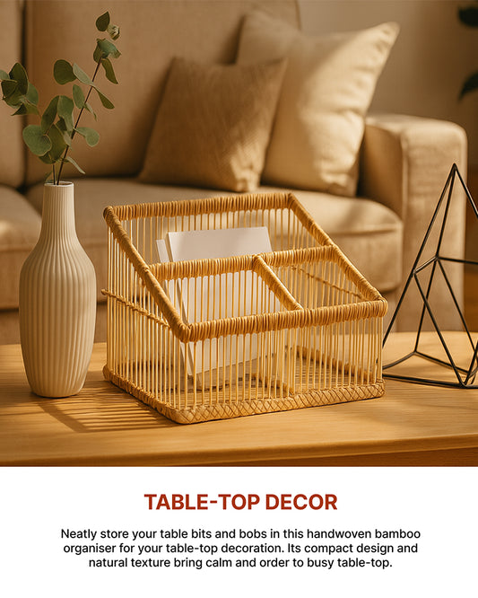 Wardrobe Organizer For Storage | File Storage Organizer | Wicker Bathroom Organiser