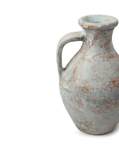 Weathered Terracotta Vase for Vintage Room Themes