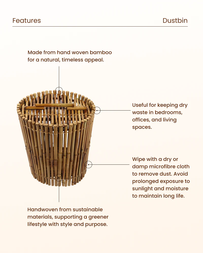 Rattan Organiser Basket for Kids Room, Toy Storage and Laundry Clothes