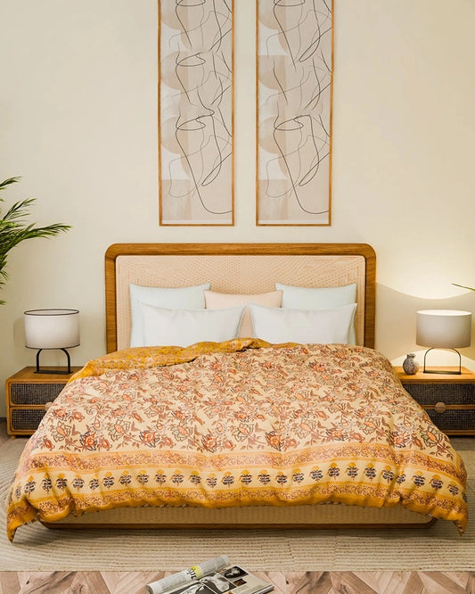 Modern Decorative Pure Cotton Comforter for Aesthetic Bedroom Bedding