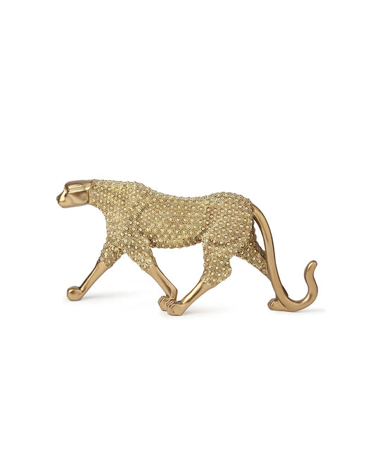 Polypropylene Panther Figurine for Home Decor and Living Room Display