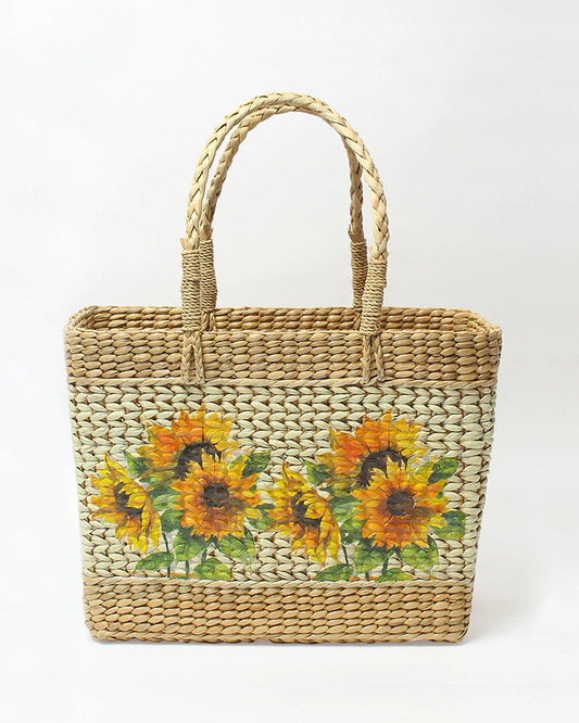 Einkaufskorb aus Seegras