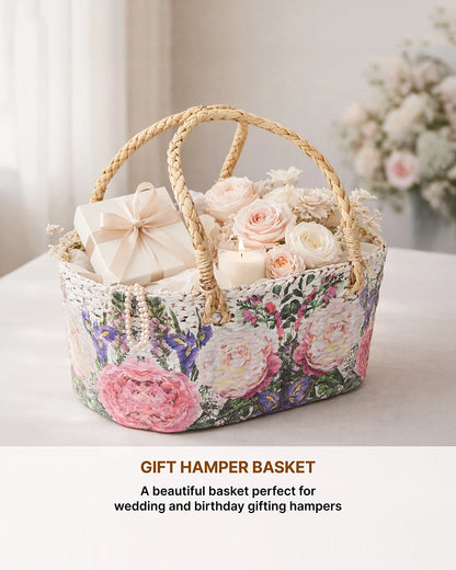 Handmade Gift Hamper Basket for Birthday, Anniversary, and Festive Gifts