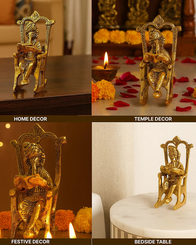 Lord Ganesha Statue, God Idol for Home Decor and Pooja Room