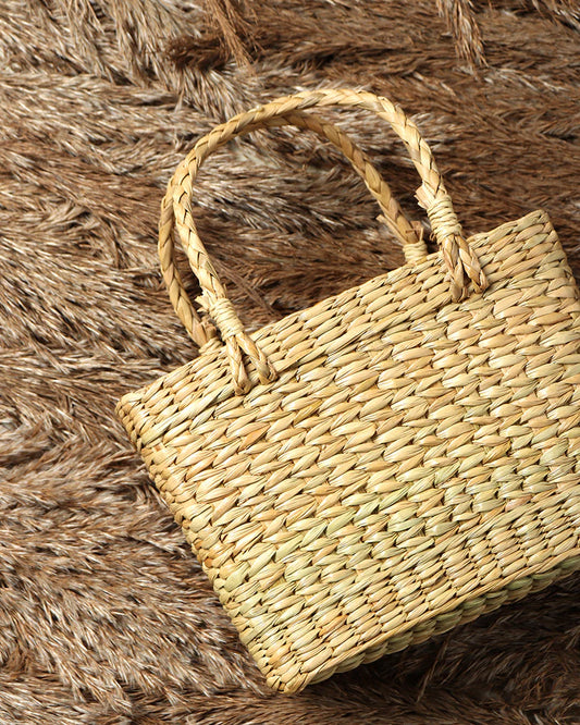 Handmade Jute Lunch Basket for Office & Travel