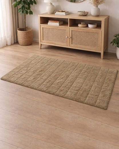 Decorative Bedside Runner Rug for Bedroom Floor and Home Styling