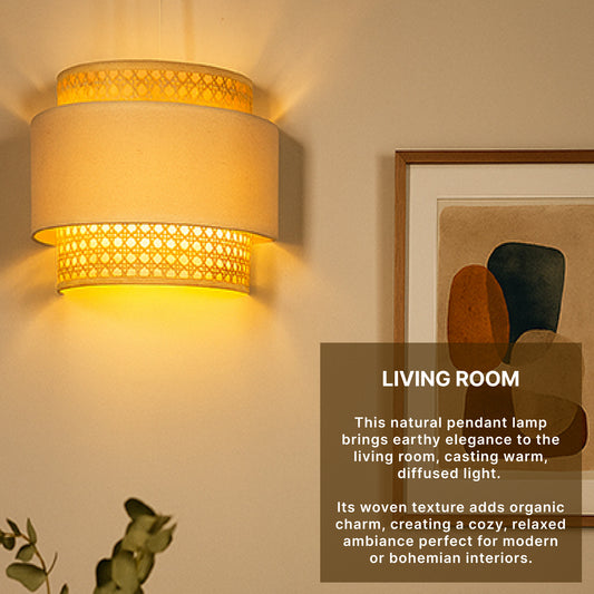 Wall Lamp | Bamboo Wall Lamp | Wall Mount Lights | Wall Lamps For Bedroom