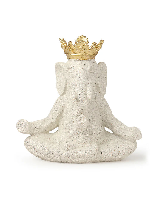 Polypropylene Elephant Figurine for Home Decor, Office, and Gifting