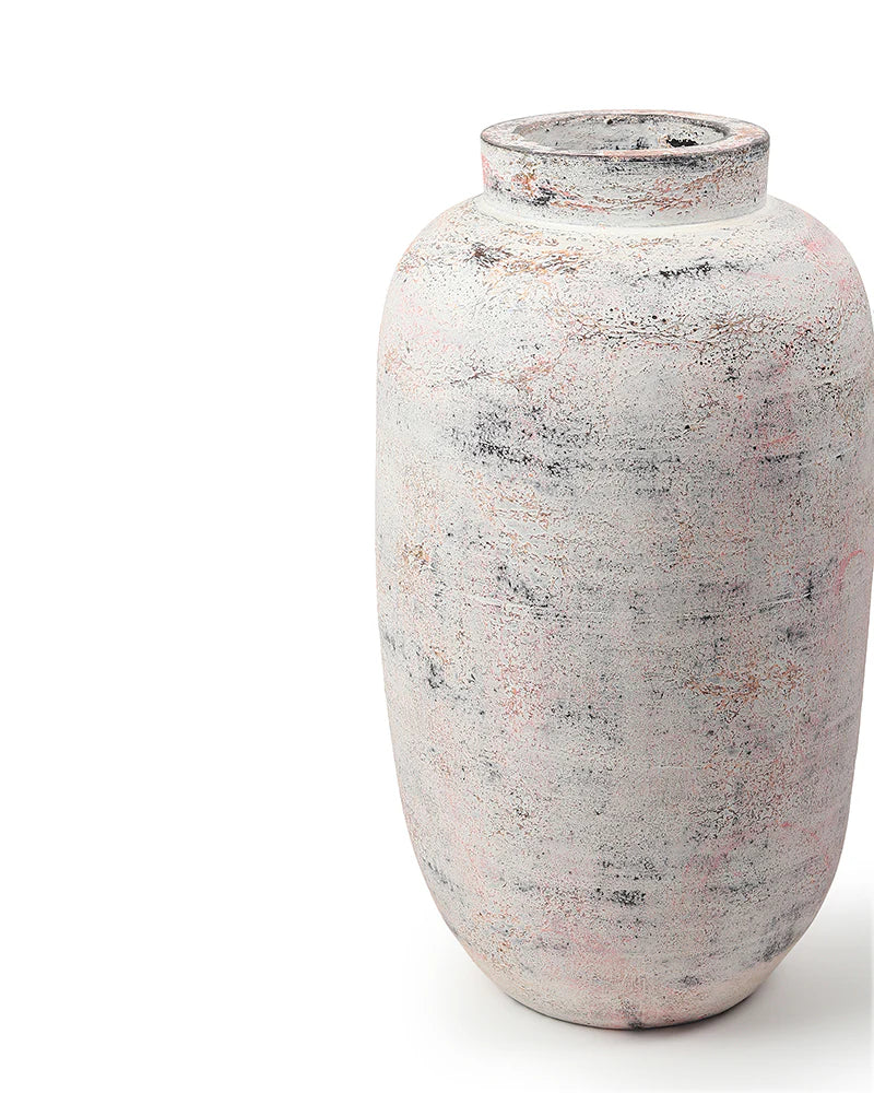 Hand-Sculpted Terracotta Vase for Artistic Interiors