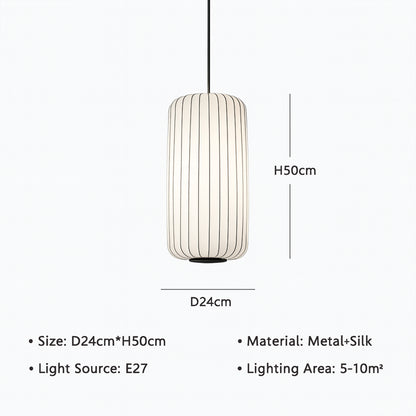 Fabric Pendant Lampshade for Living Room and Dining Area