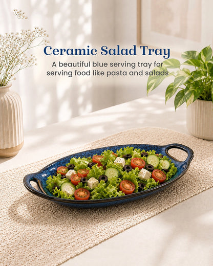 100% Pure Ceramic Oval Serving Platter