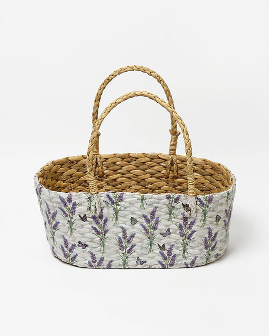 Panier à linge en jonc de mer